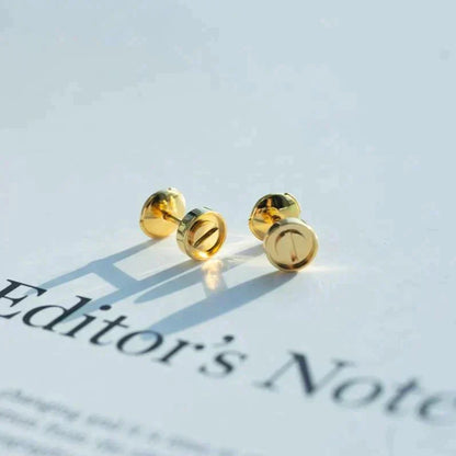[Eterna Jewels]LOVE EARRINGS GOLD 10MM