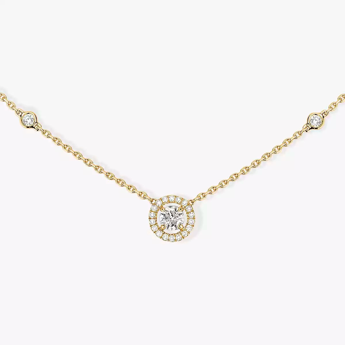 [Eterna Jewels]Diamond Necklace 0,20ct Brilliant Shape Joy