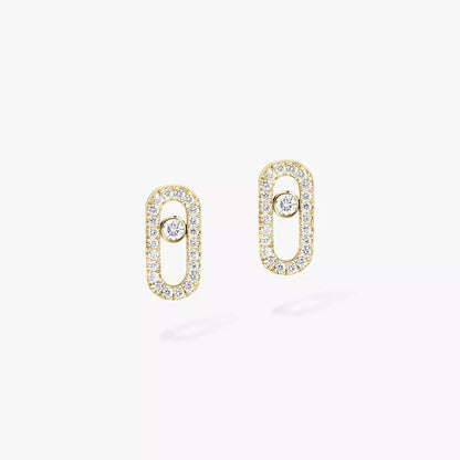 [Eterna Jewels]Move Uno Diamond Earrings