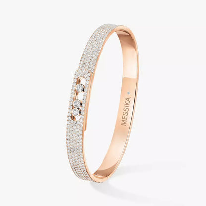 [Eterna Jewels]Move Noa Full Pavé Diamond Bangle Bracelet