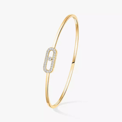[Eterna Jewels]Move Uno pavé flex bangle medium