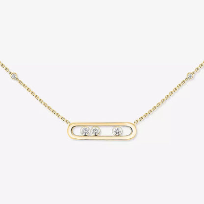 [Eterna Jewels] Baby Move Gold Diamond Necklace