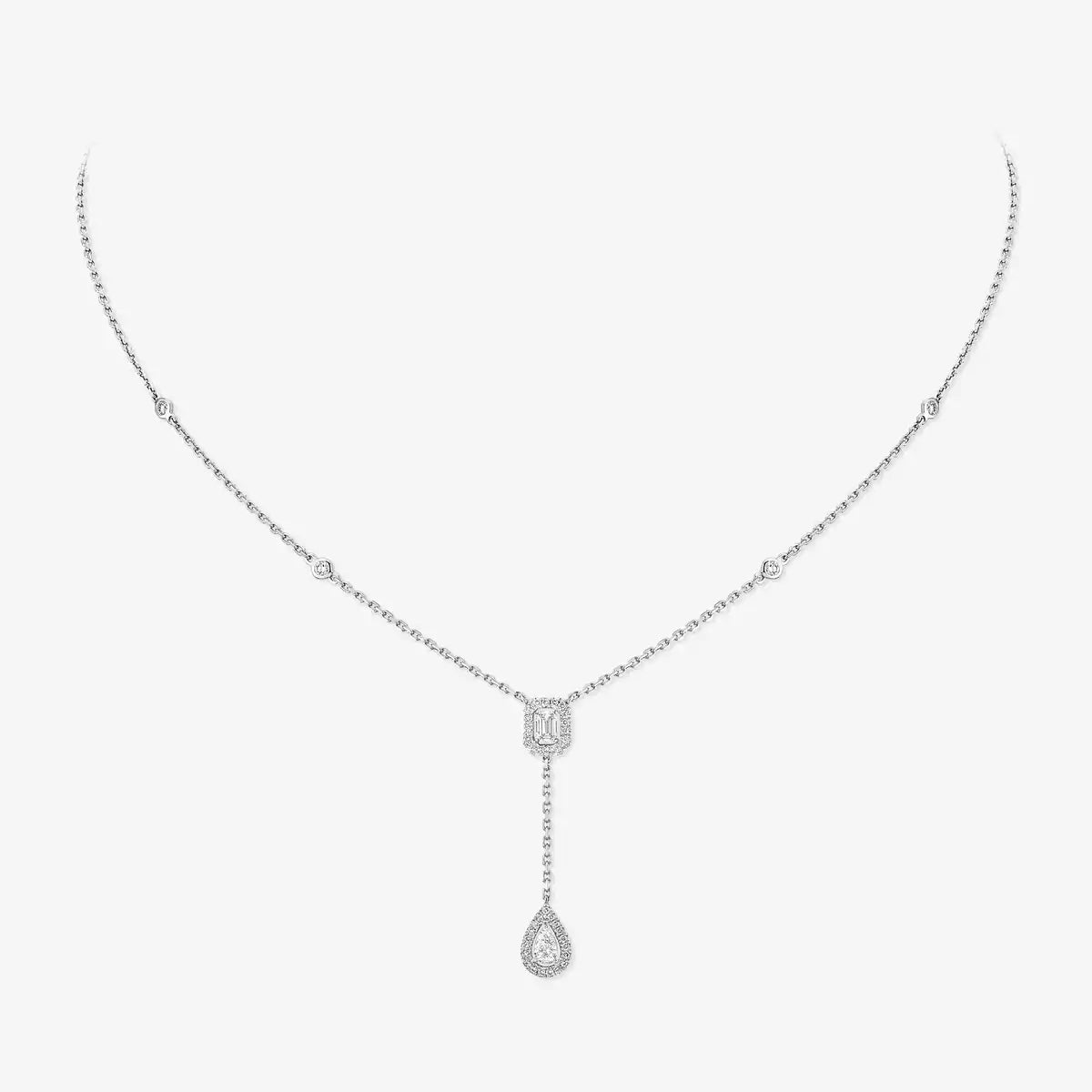 [Eterna Jewels]Gold Diamond Tie Necklace