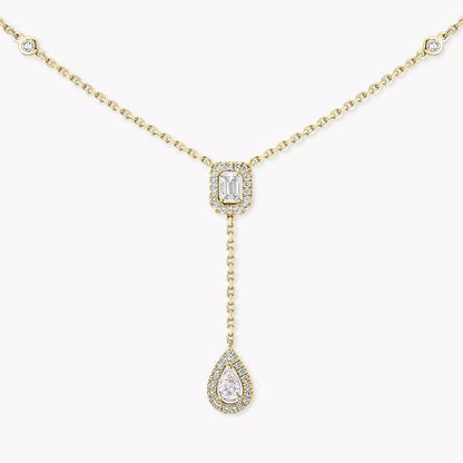 [Eterna Jewels]Gold Diamond Tie Necklace