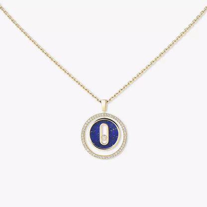 [Eterna Jewels]Lucky Move Diamond Necklace in Rose Gold and White Mother-of-Pearl