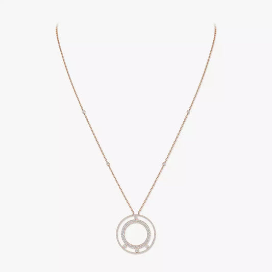 [Eterna Jewels]Move Romane Long Pave_-Set Diamond Necklace